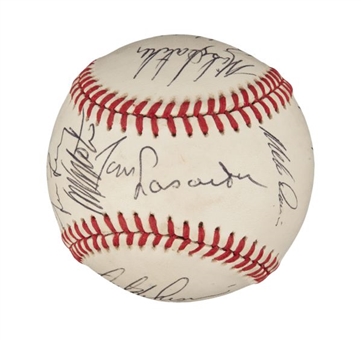 1988 Los Angeles Dodgers World Series Champions Team Signed Ball with 18 Signatures 